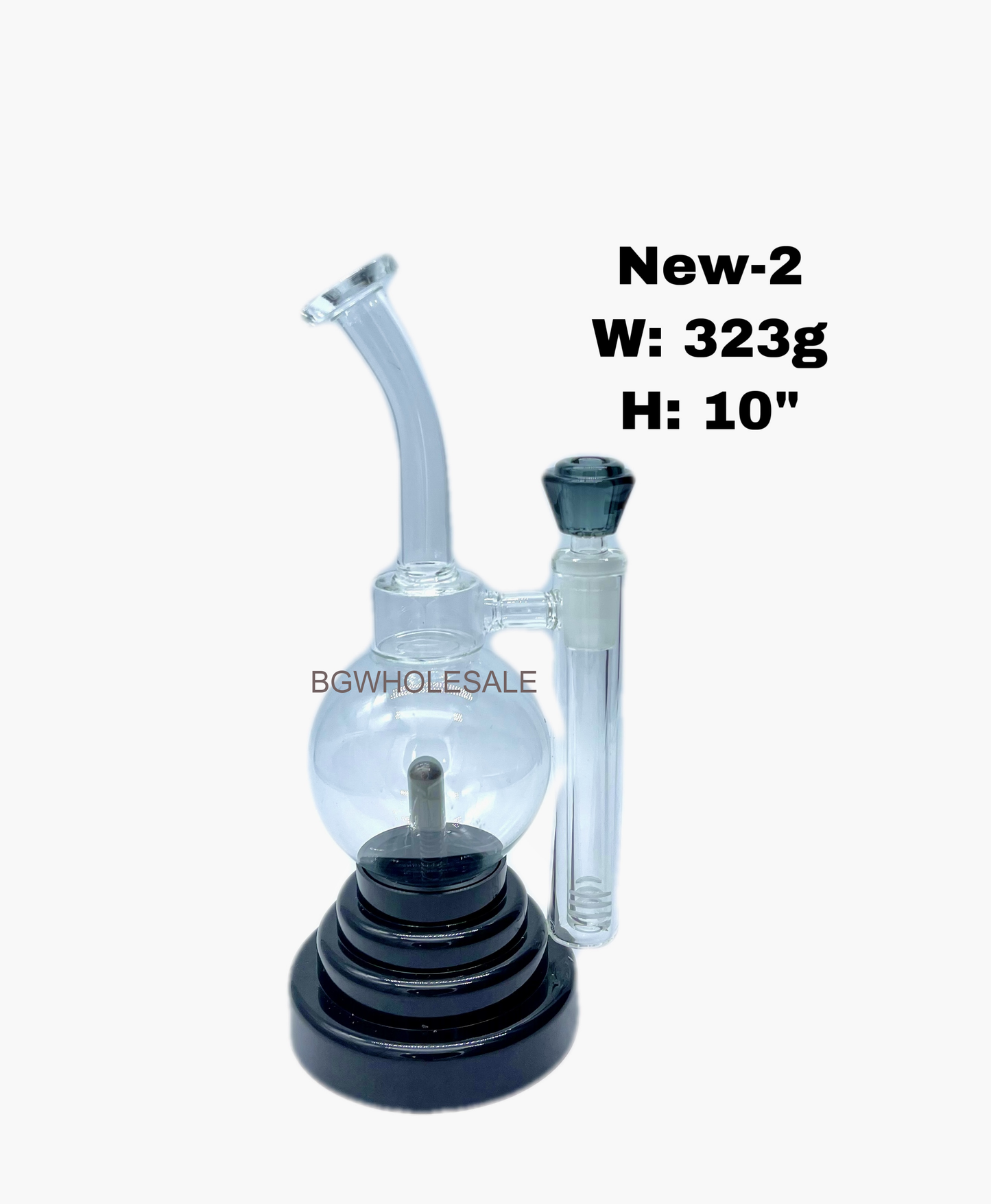 10" Plasma Ball Light Up Smoking Water Pipe