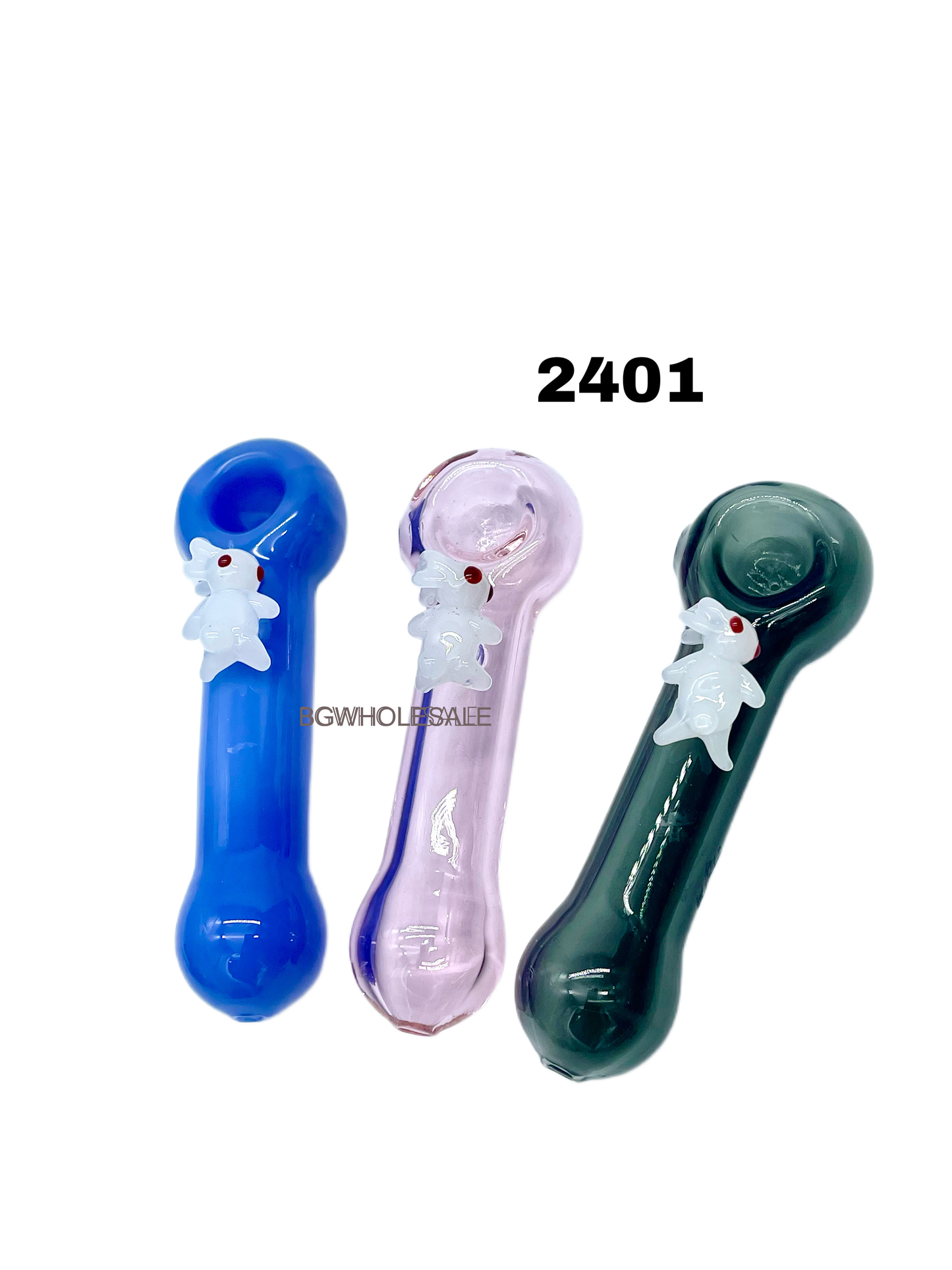 Colorful Glass Hand Pipes with Rabbit