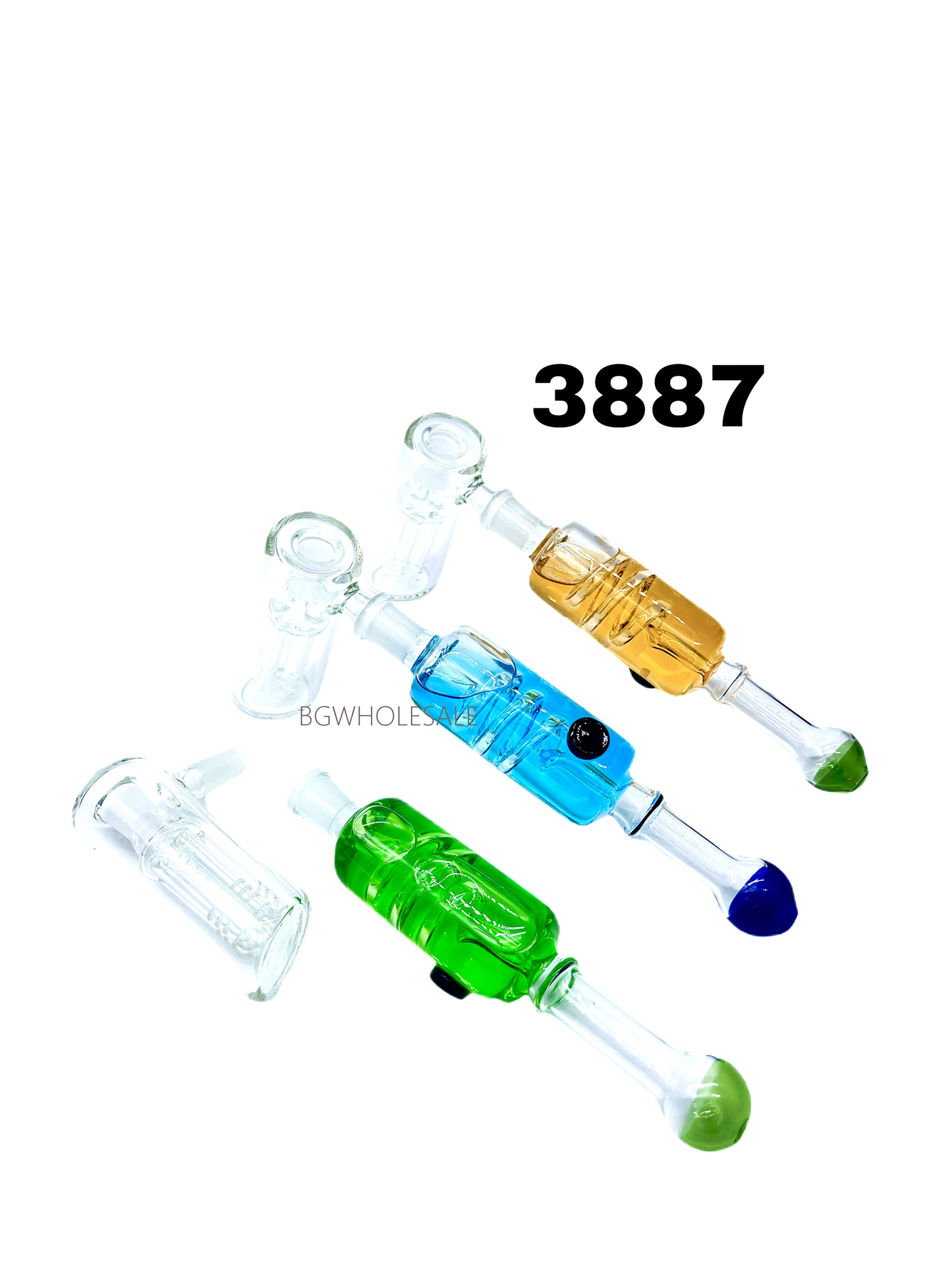 Glycerine Glass Dab Rig with Tree Perc Ash Catcher