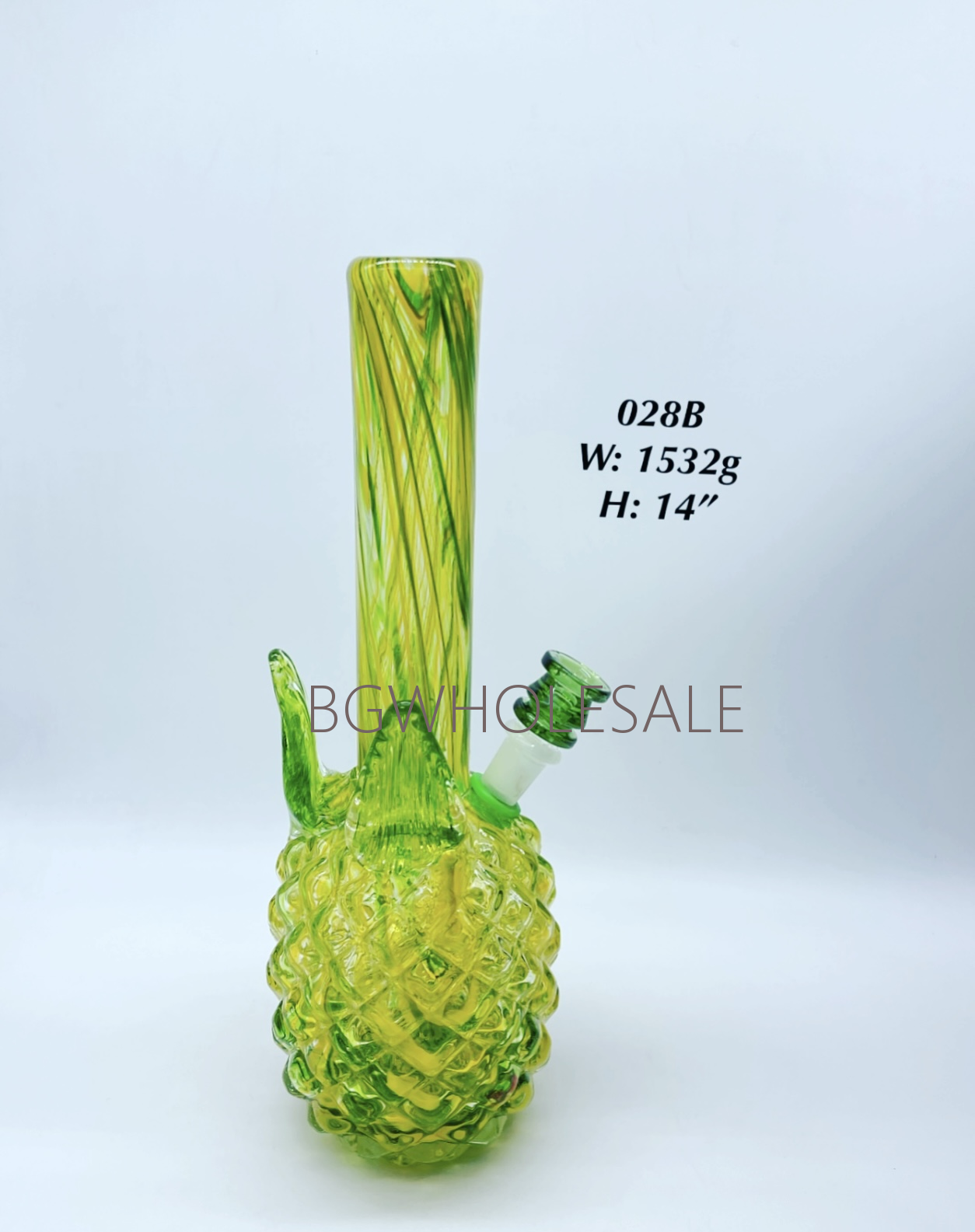 Pineapple Soft Glass Bong Water Pipe