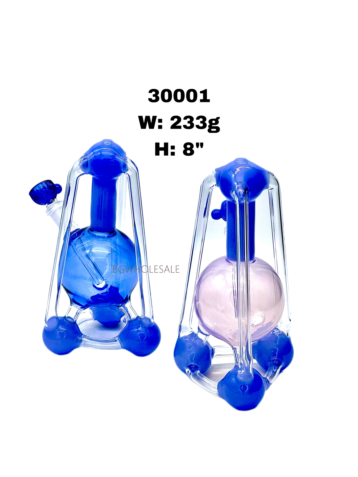Aerospace Recycler Glass Dab Rig 8"