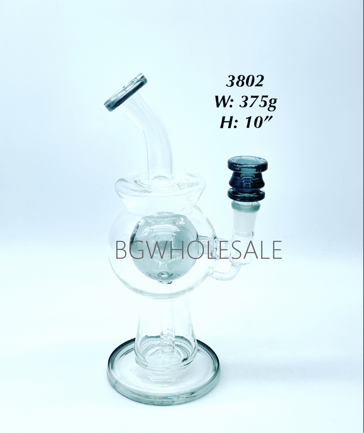 10" Glass Percolator Bong Water Pipe