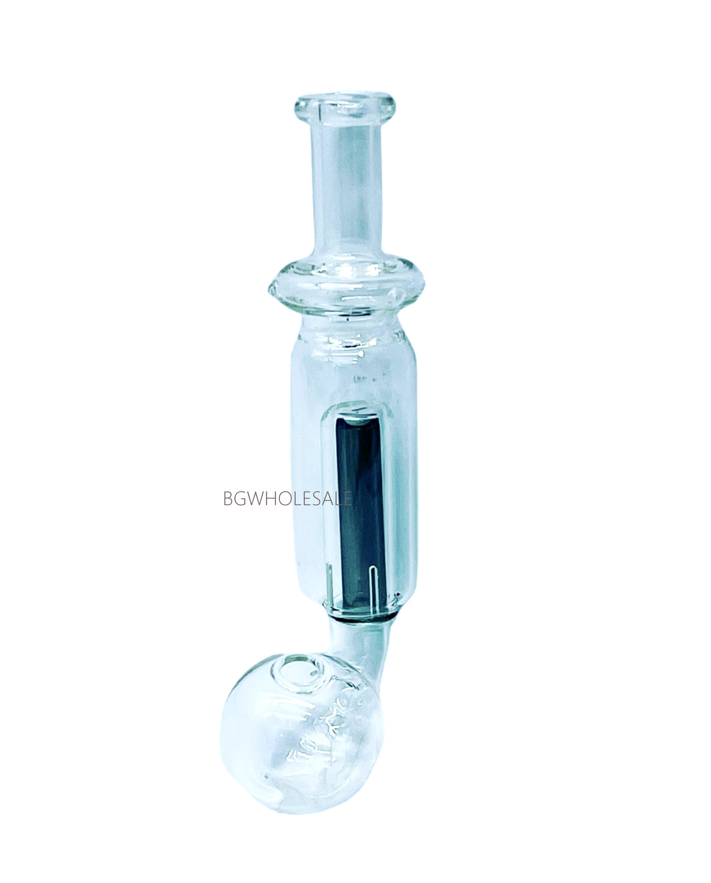 L shape Glass Oil Burner Pipe with Perc