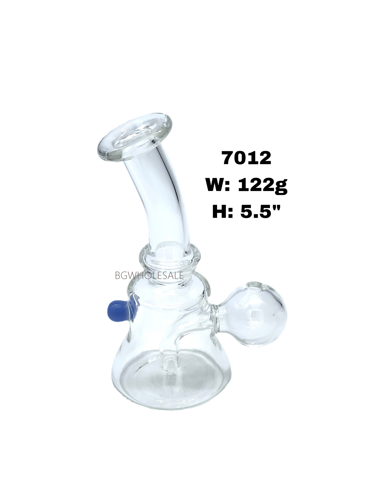5.5" Glass Oil Smoking Bubbler