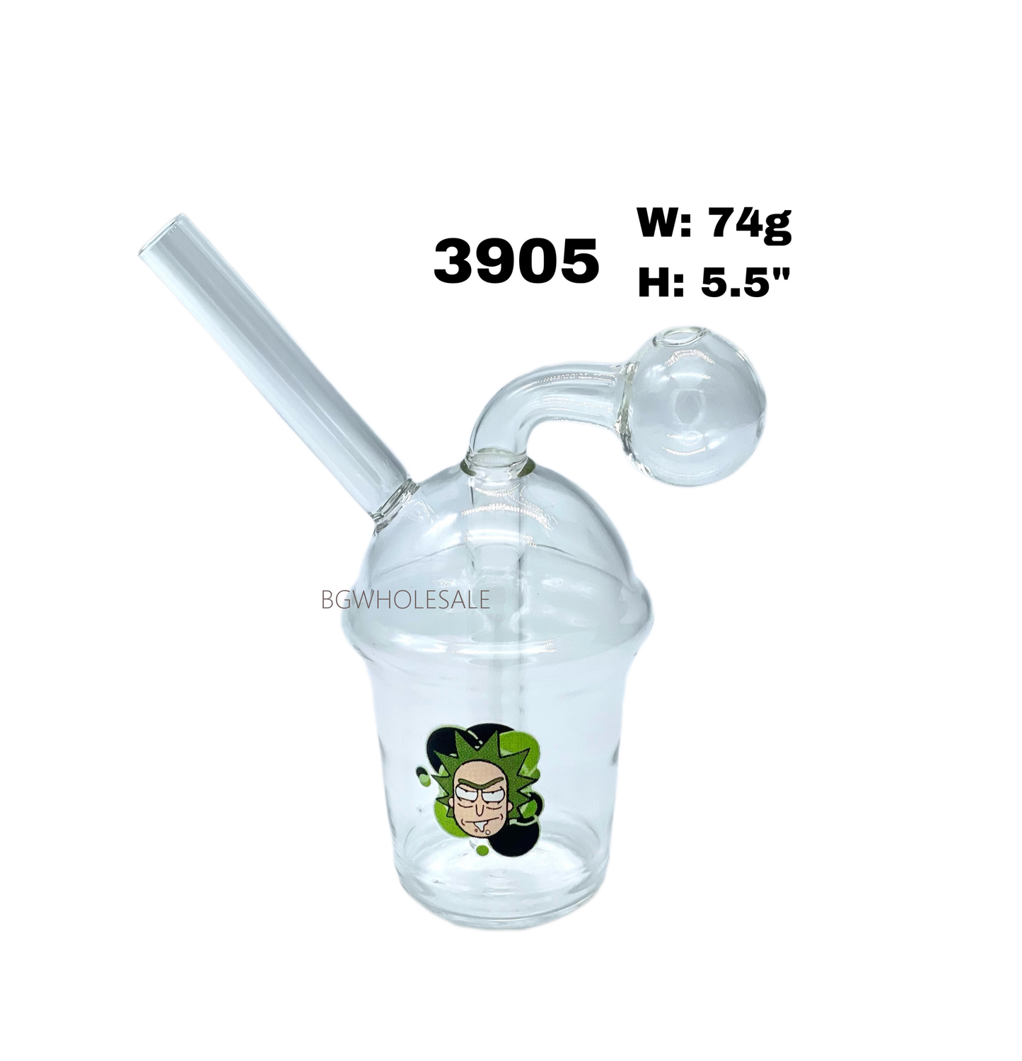5.5" Glass Sniffer with Sticker