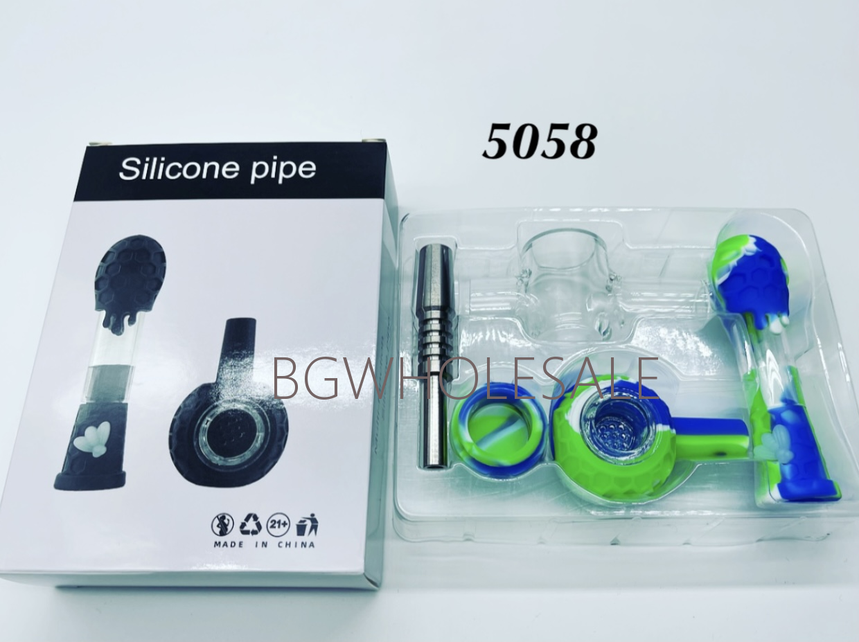 Detachable Silicone Hand Pipes Kit