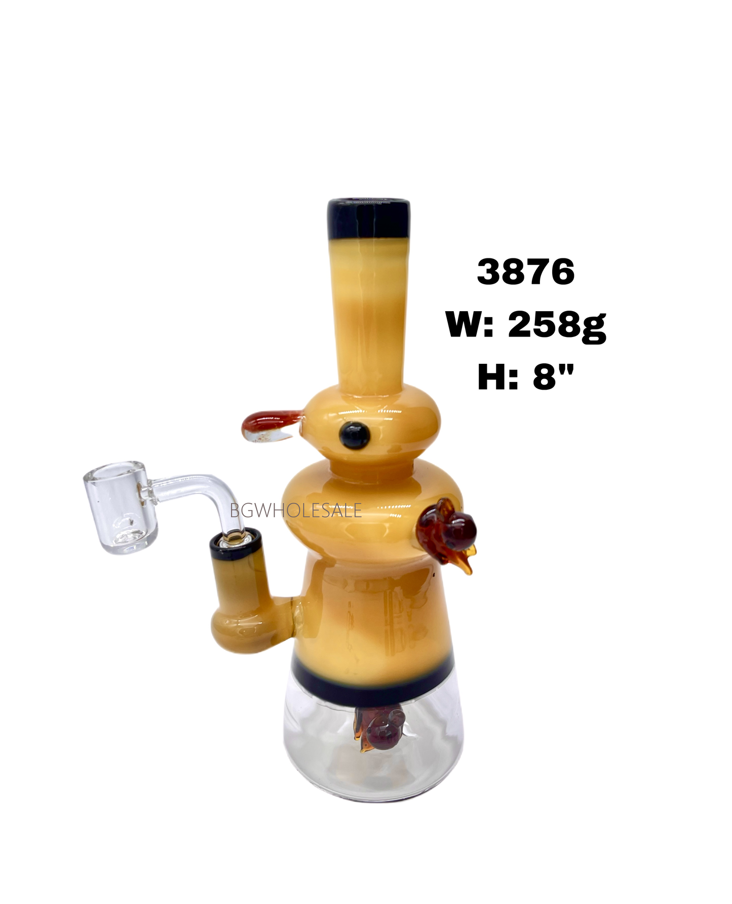 8" Duck Glass Dab Rig