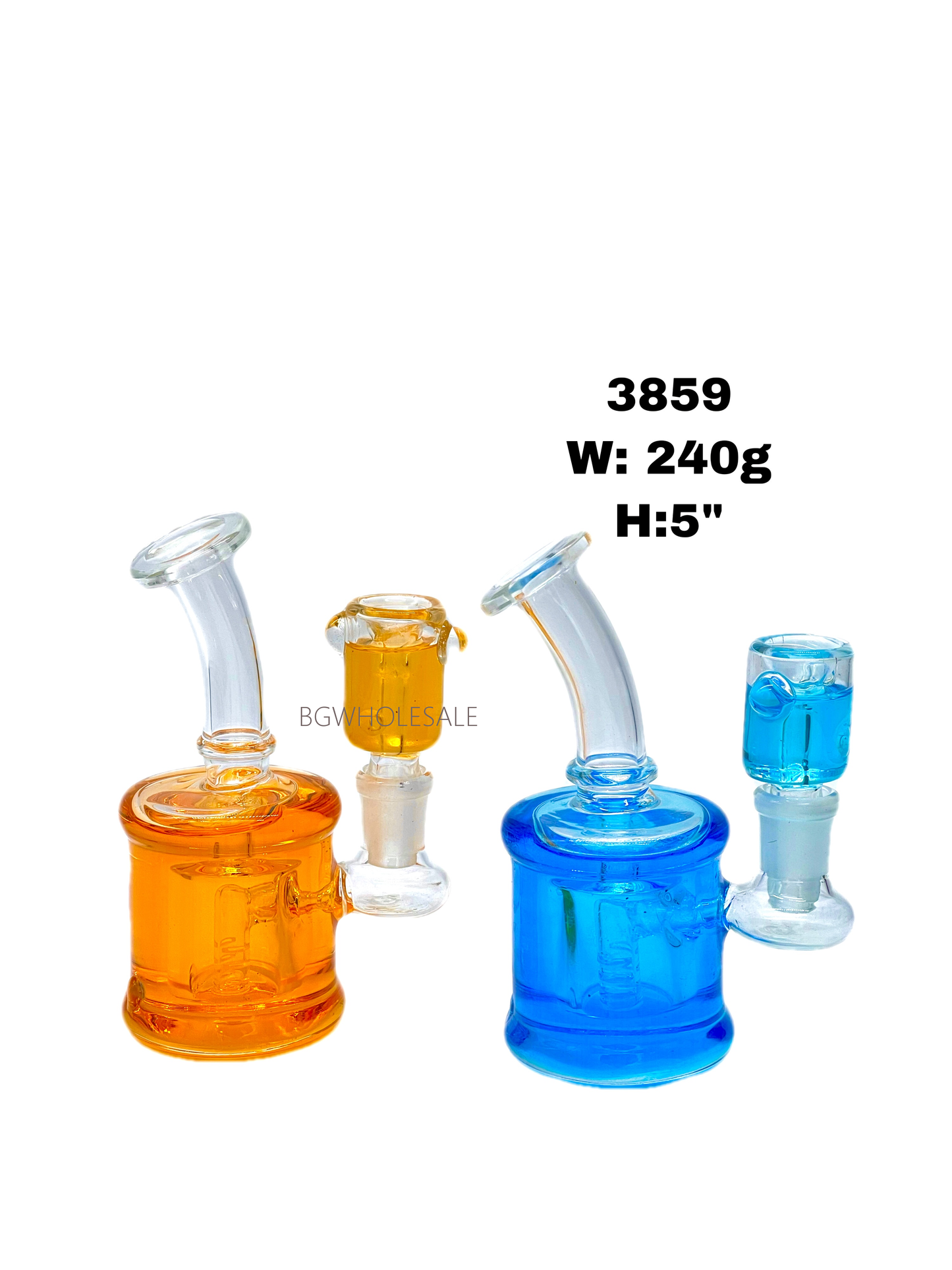 Small Freezable Glass Bong 5"