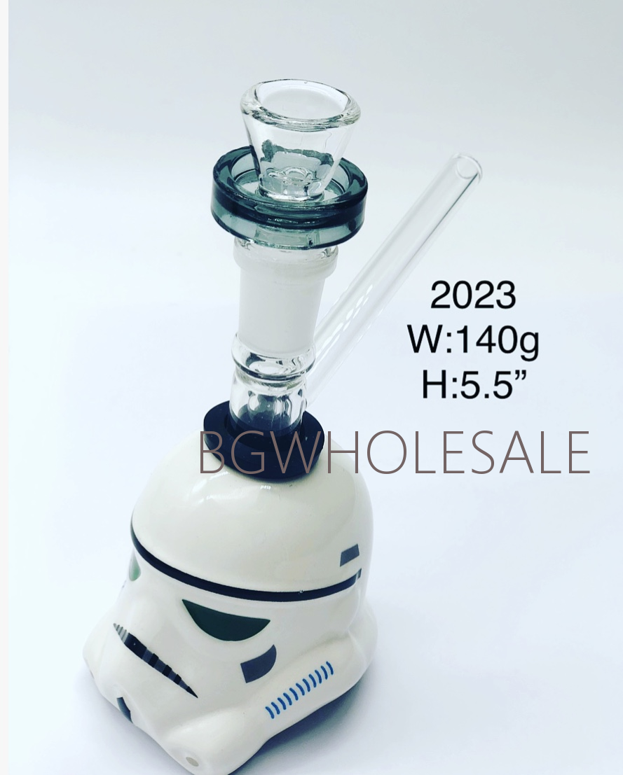Storm Trooper Ceramic Water Pipe