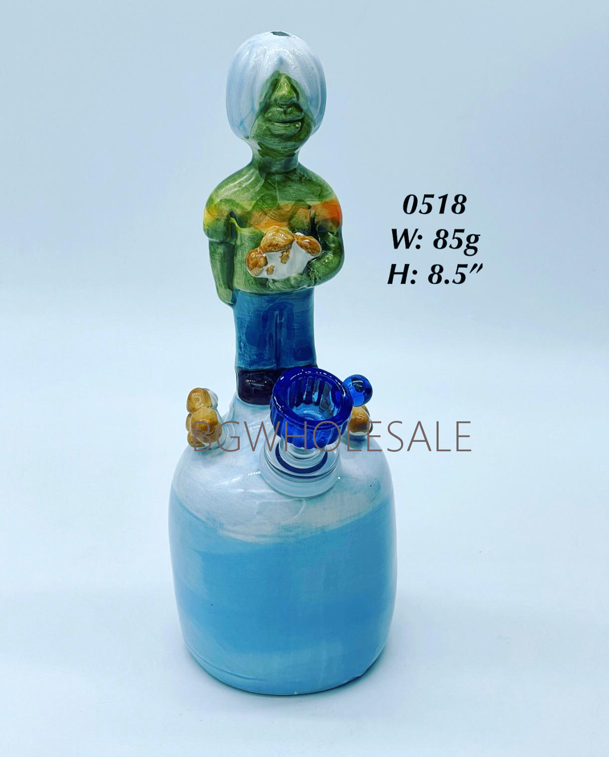 Mushroom Man Ceramic Water Pipe