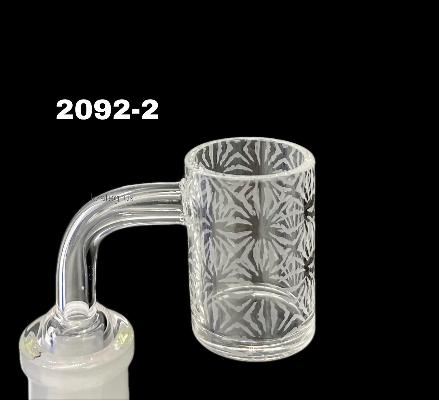 Sandblast Quartz Banger 14mm Flat Top