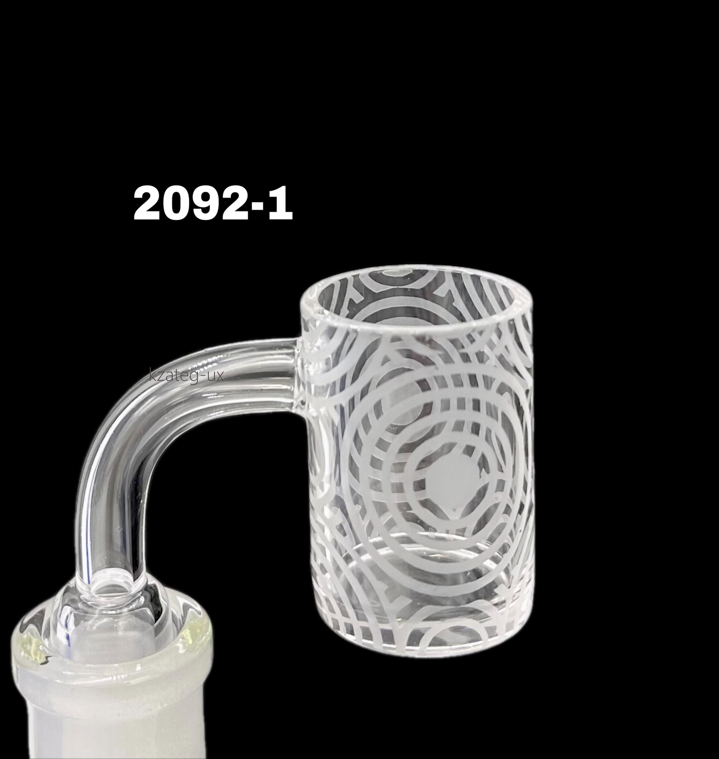 Sandblast Quartz Banger 14mm Flat Top