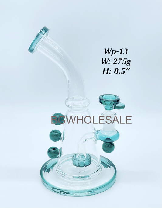 8.5" Showerhead Perc Bong Beaker Chamber