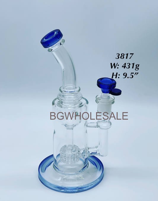 9.5" Glass Showerhead Perc Bong Water Pipe