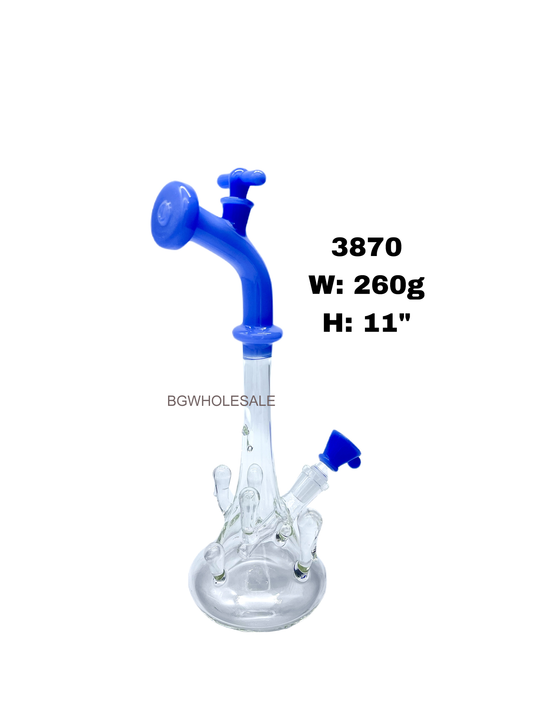 11" Slim Glass Bong Water Pipe