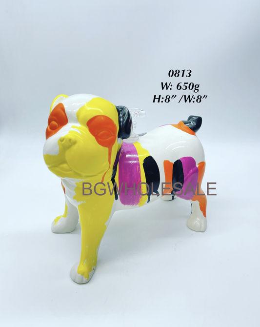 Dog Ceramic Water Pipe 8"