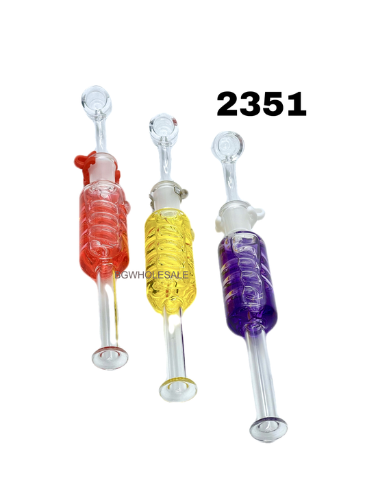 Colorful Glycerin Filled Nectar Collector with Banger Mixed Colors