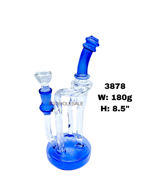 8.5“ Recycler Glass Dab Rig
