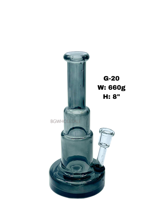 8" Tower Shaped Glass Water Pipe