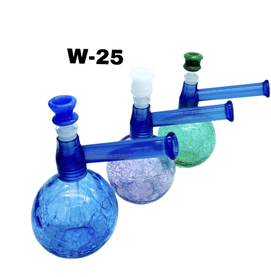 Cracked Ball Glass Bong Water Pipe