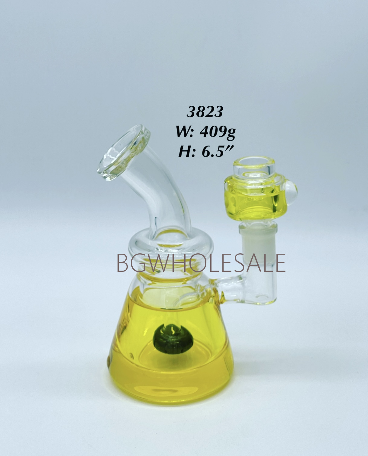 6.5" Glycerine Beaker Water Pipe w/Shower Head Perc
