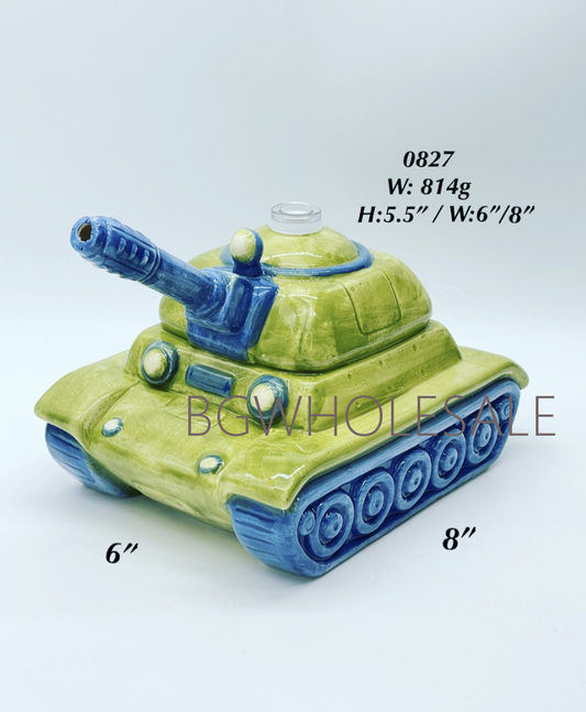 Tank Shape Ceramic Water Pipe 5.5"