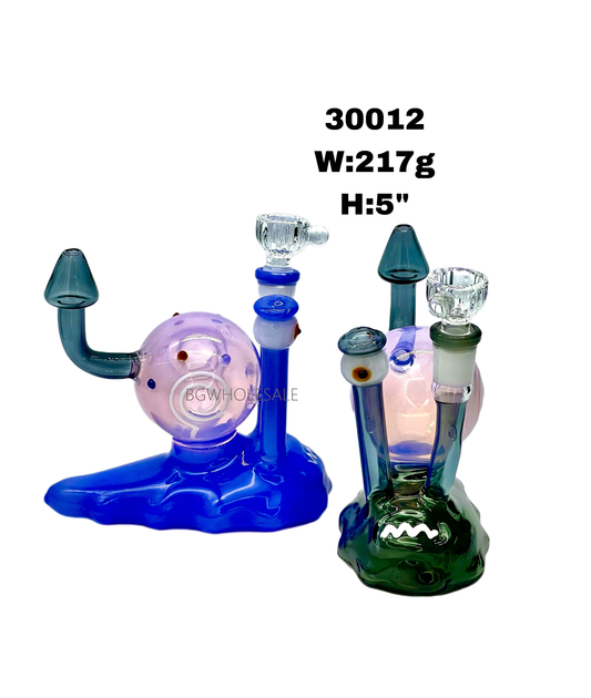 5" Snail Glass Bong Water Pipe