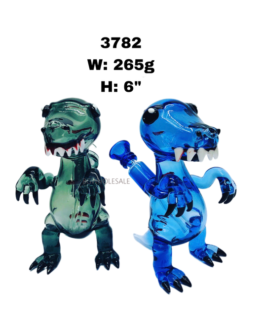 6" Baby Dinosaur Glass Bong Water Pipe