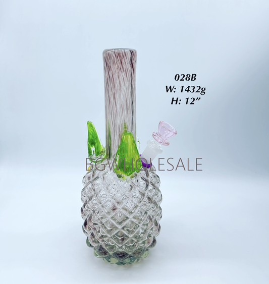 Pineapple Soft Glass Bong Water Pipe