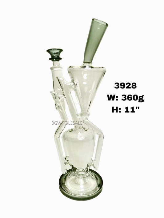 11" Glass Recycler Dab Rig