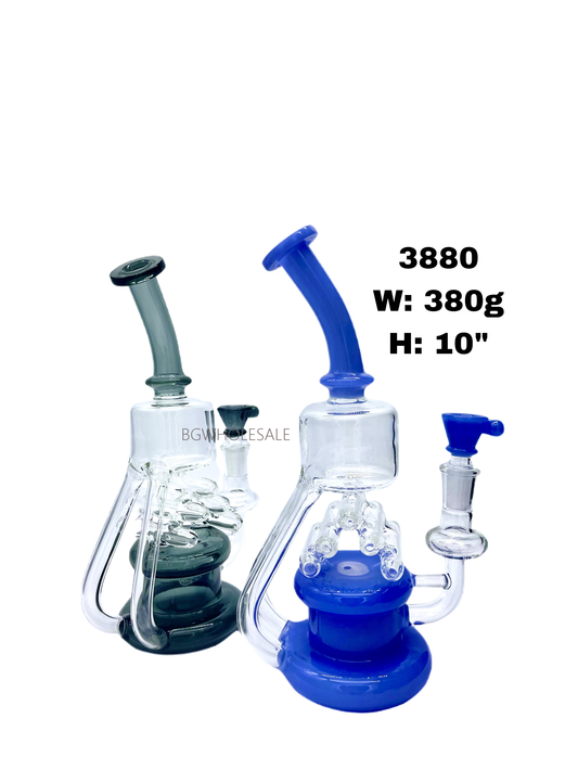 10" Recycler Glass Dab Rig