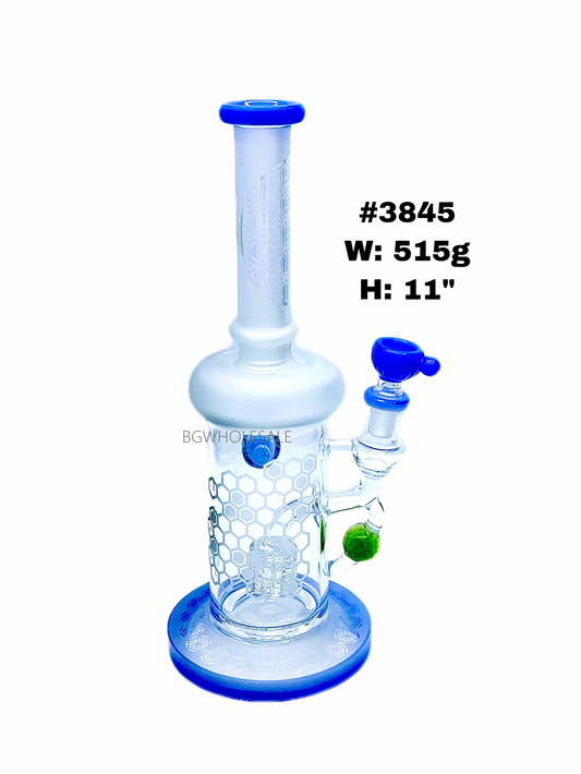 11" Matrix Perc Glass Water Pipe