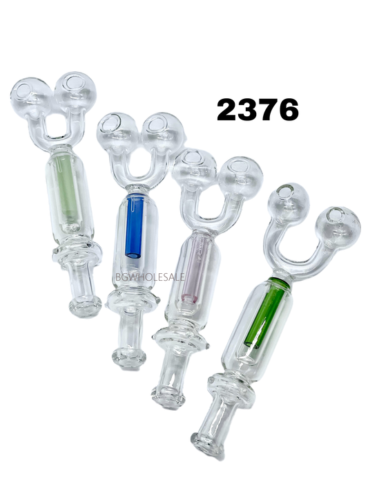 Slingshot Glass Oil Burner Pipe with Perc