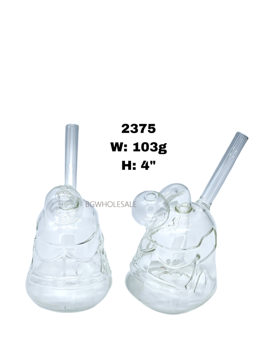 4" Star War Clear Glass Sniffer