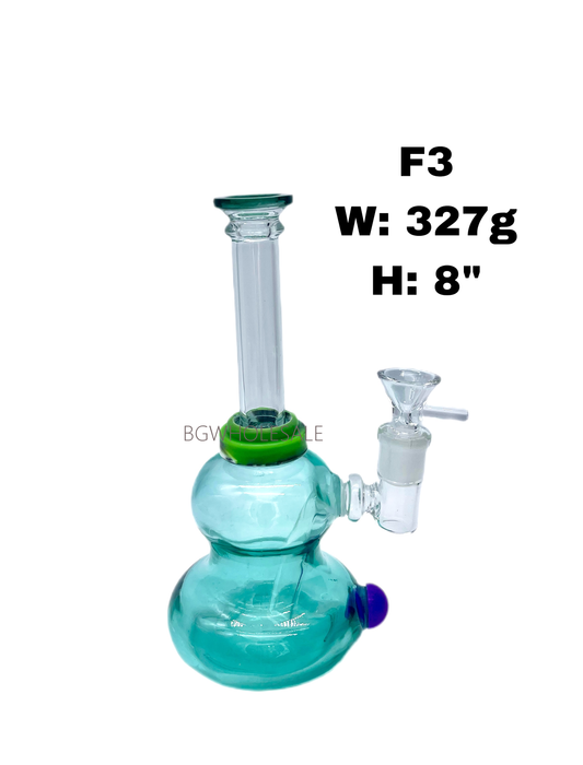 8" Detachable Glass Bong Water Pipe
