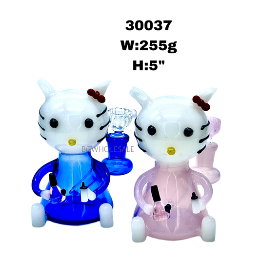 5" Hello Kitty Glass Water Pipe