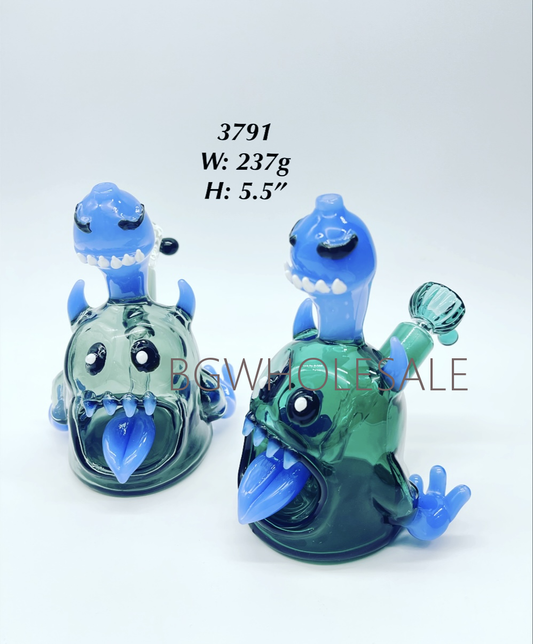 5.5" Monster Glass Bong Water Pipe