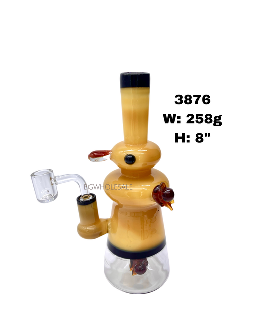 8" Duck Glass Dab Rig