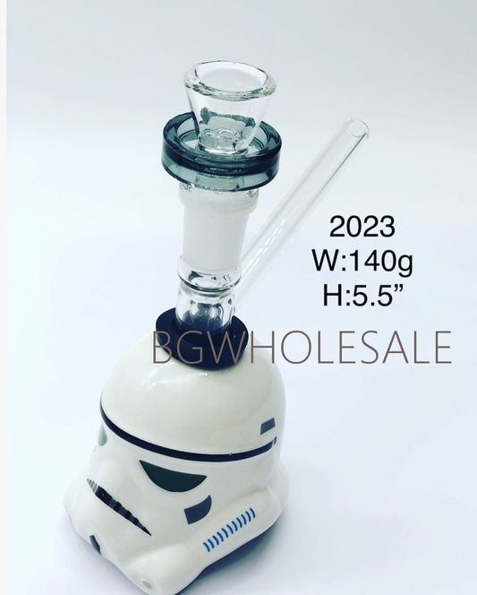 Storm Trooper Ceramic Water Pipe
