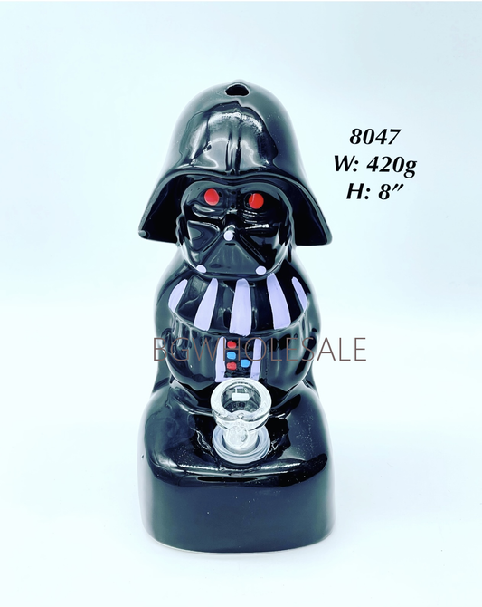 Dark Warrior Ceramic Water Pipe